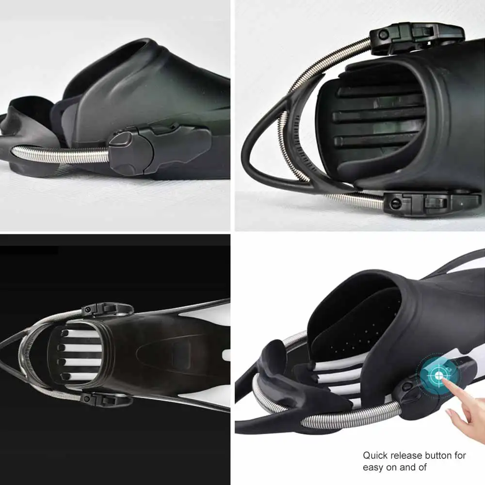 2 PCS Scuba Diving Fin Spring Heel Straps Stainless Steel Diver Heel Straps Gear with Quick Release Buckles Diving Equipment
2 PCS Scuba Diving Fin Spring Heel Straps Stainless Steel Diver Heel Straps Gear with Quick Release Buckles Diving Equipment