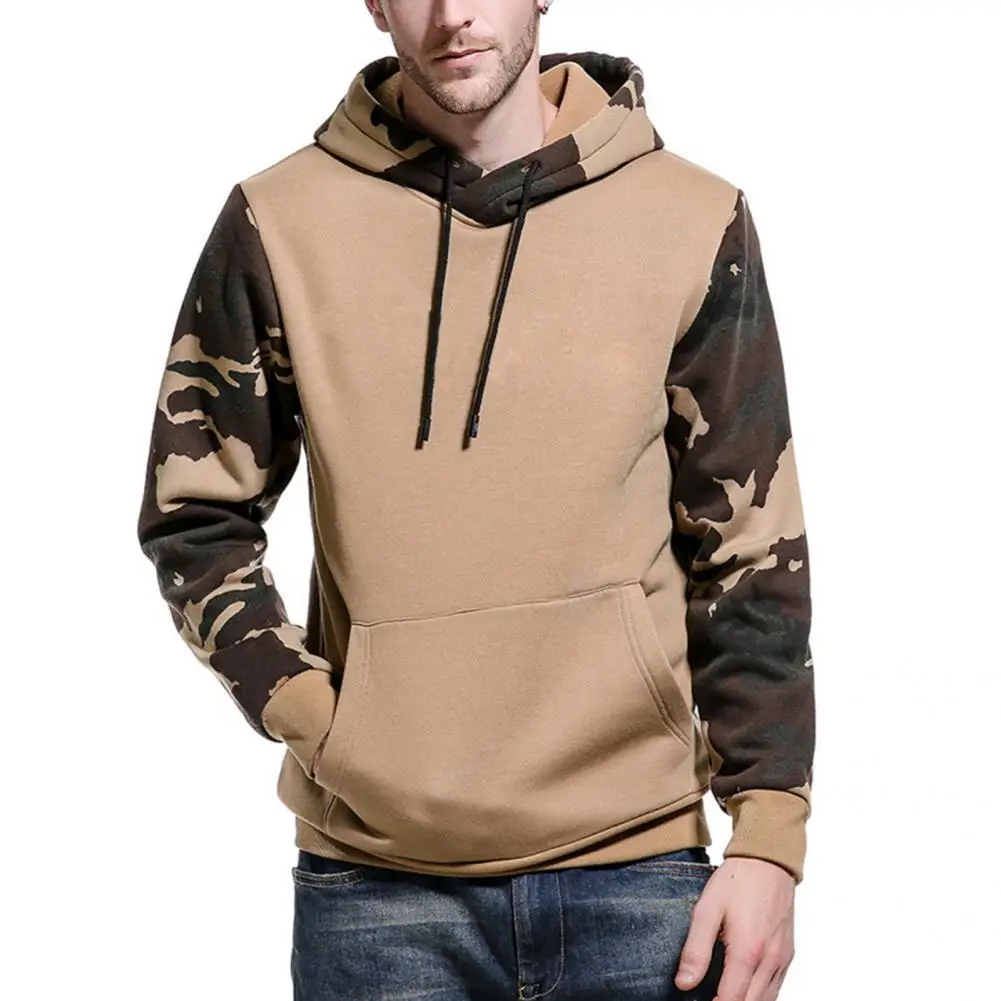 Large Pocket Long Sleeve Camouflage Stitching Hooded Drawstring Sweatshirts for Traveling Simple
Large Pocket Long Sleeve Camouflage Stitching Hooded Drawstring Sweatshirts for Traveling Simple
