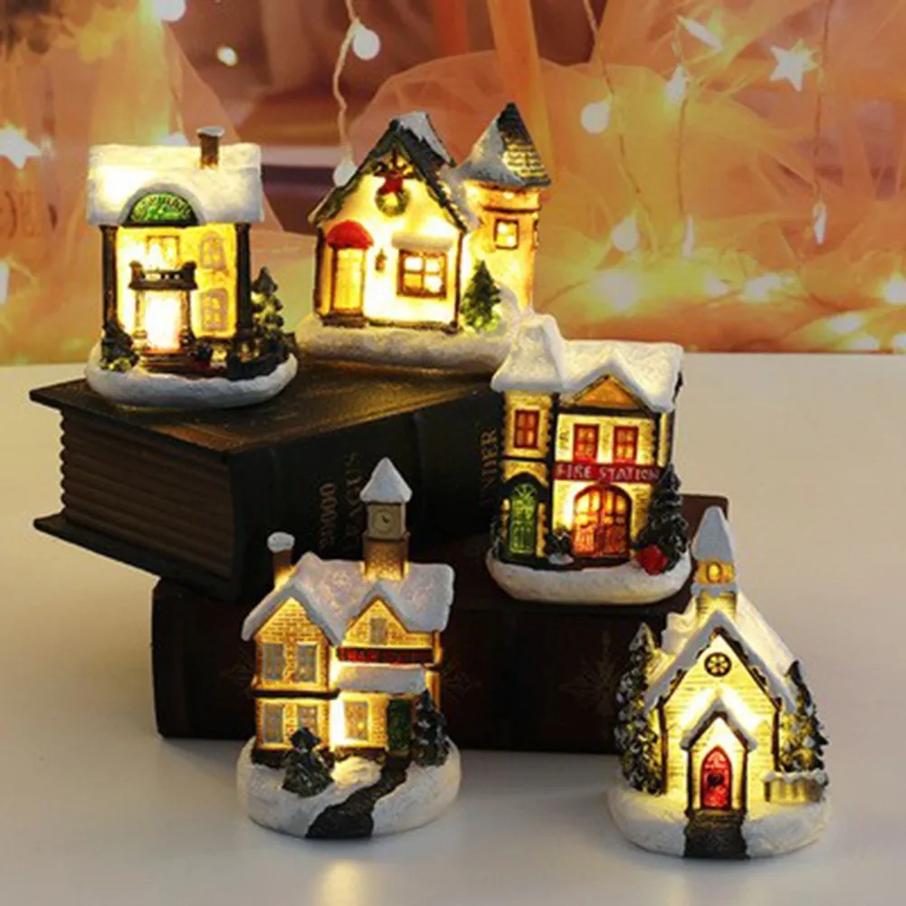 Brightness LED Light Up Small Village House Scene Christmas Decor Ornament Christmas Resin Ornaments Navidad New Year 2022
Brightness LED Light Up Small Village House Scene Christmas Decor Ornament Christmas Resin Ornaments Navidad New Year 2022