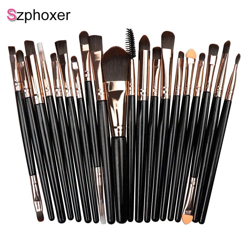Makeup Brushes Set 20pcs Professional Foundation Eye Shadow Makeup Brushes Szphoxer Cosmetict Make Up Tools Kit Kосметика
Makeup Brushes Set 20pcs Professional Foundation Eye Shadow Makeup Brushes Szphoxer Cosmetict Make Up Tools Kit Kосметика
