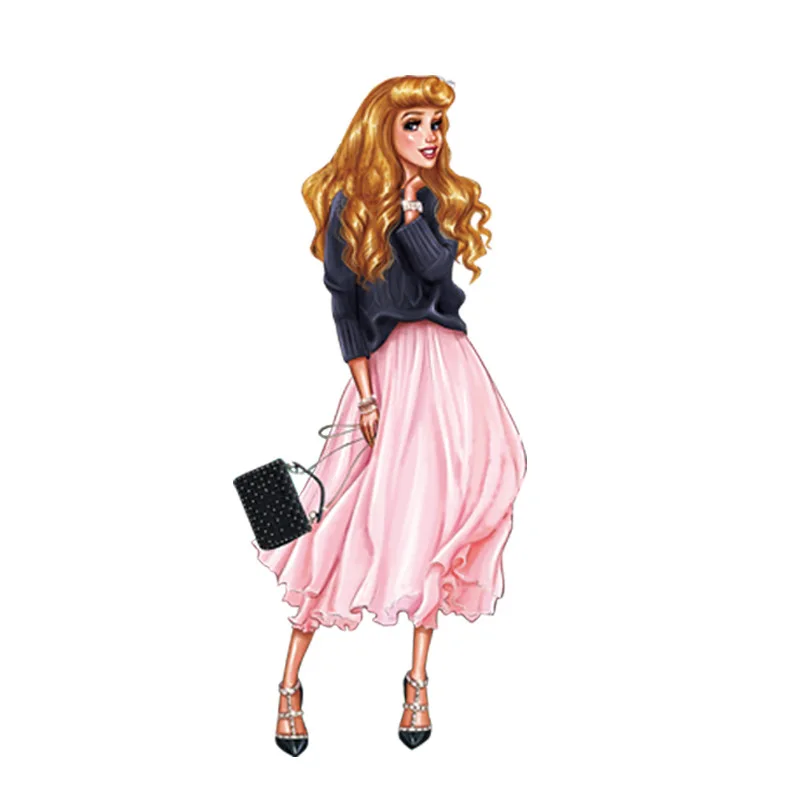 Fashion Girl Iron-on Transfers Patches for Clothing Textile Vinyl Thermo Stickers Applique Diy Thermotransfer Stripes on Clothes
Fashion Girl Iron-on Transfers Patches for Clothing Textile Vinyl Thermo Stickers Applique Diy Thermotransfer Stripes on Clothes