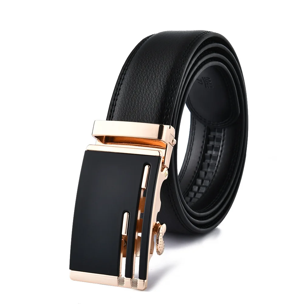 Мужской ремень из натуральной кожи, с автоматической металлической пряжкой
Мужской ремень из натуральной кожи, с автоматической металлической пряжкой