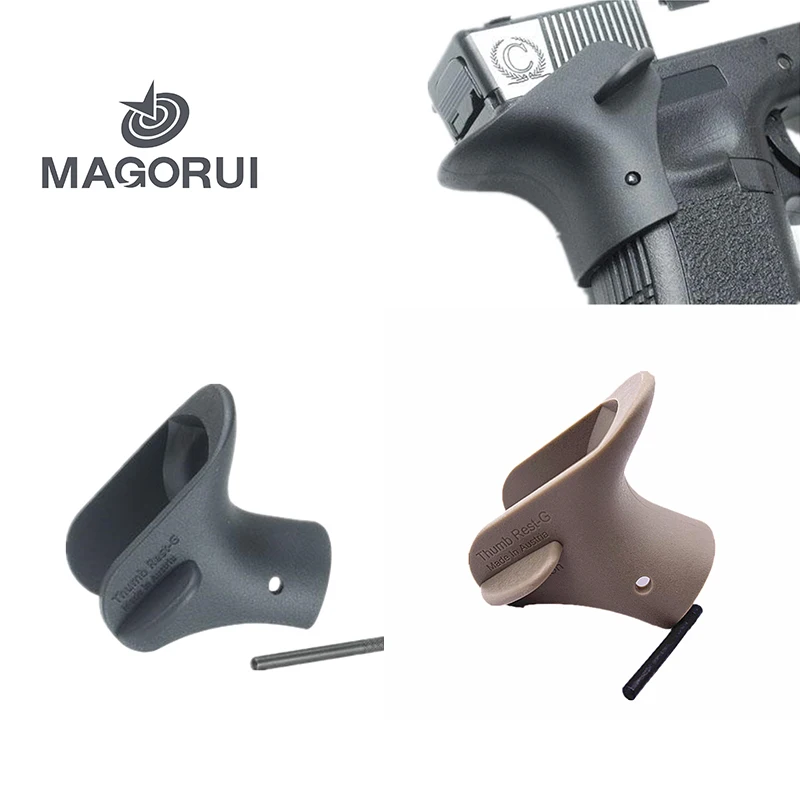 MAGORUI Tactical Thumb Rest for G-Series Pistol For Glock Accessories Black Tan For Glock accessories For Tactical Hunting
MAGORUI Tactical Thumb Rest for G-Series Pistol For Glock Accessories Black Tan For Glock accessories For Tactical Hunting