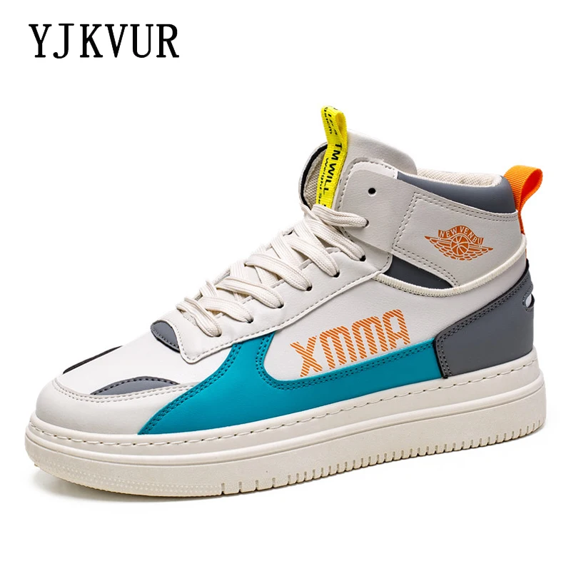YJKVUR 2021 новая кожаная мужская повседневная обувь с высоким верхом модные кроссовки дышащие на платформе в стиле хип-хоп классические кроссо...
YJKVUR 2021 новая кожаная мужская повседневная обувь с высоким верхом модные кроссовки дышащие на платформе в стиле хип-хоп классические кроссо...