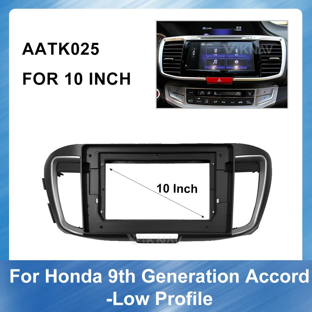 

Автомобильный радиоприемник Fascia Для Honda Accord 9 LHD панель DVD рамка комплект крепления для приборной панели адаптер отделка лицевой панели рамка для приборной панели 2 Din