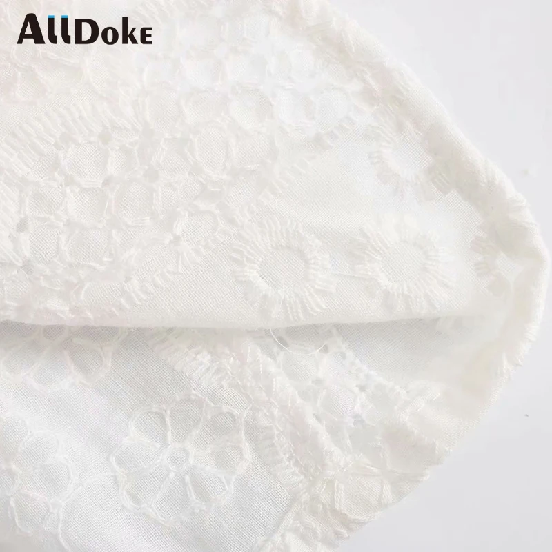 ALLDOKE vintage white casual blouse women summer square collar puff sleeve crop tops shirt embroidery ladies blouses blusas
ALLDOKE vintage white casual blouse women summer square collar puff sleeve crop tops shirt embroidery ladies blouses blusas