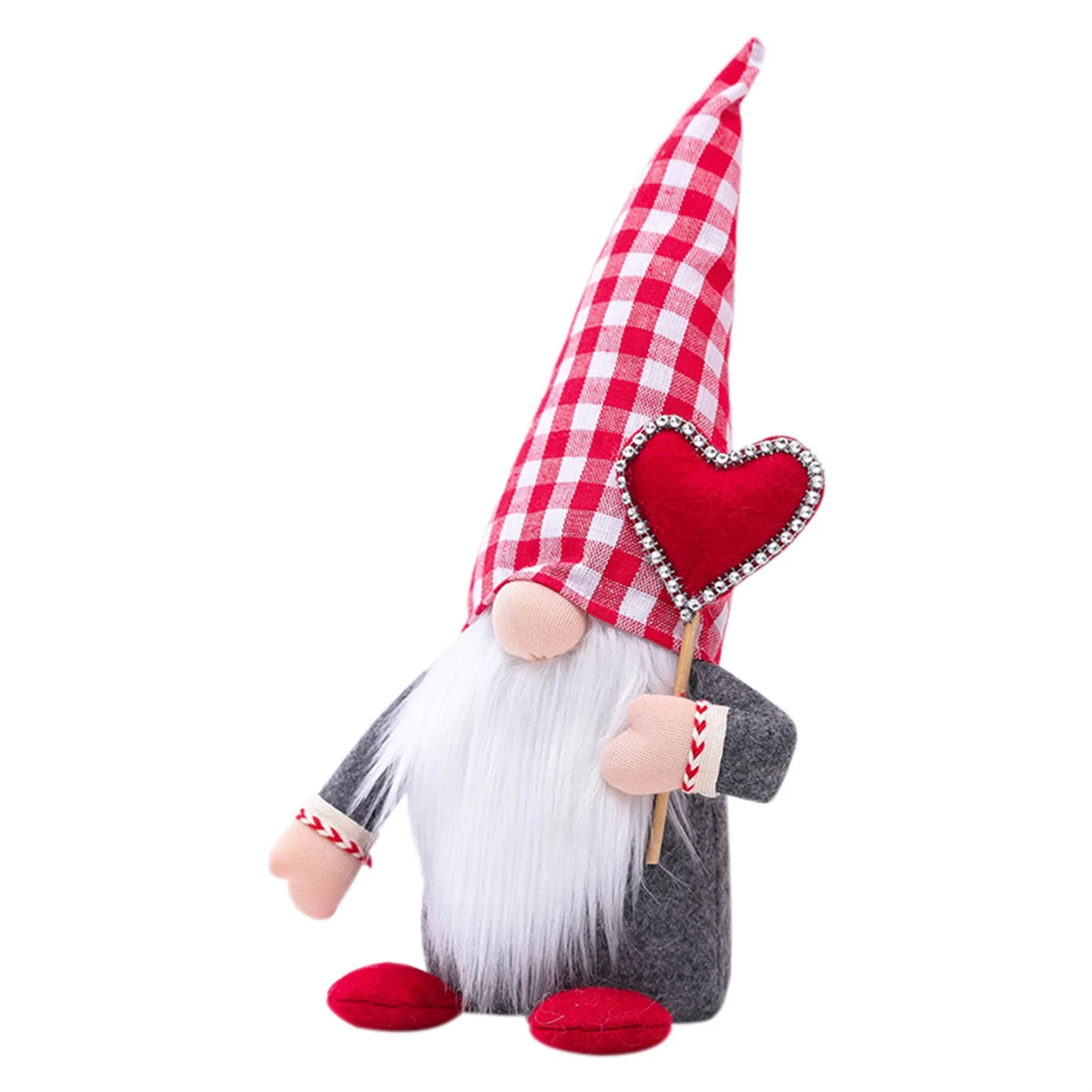 Gnome Doll Festive Innovative Plush Doll Ornament faceless dwarf doll holding a love stick in hand non-toxic and harmless
Gnome Doll Festive Innovative Plush Doll Ornament faceless dwarf doll holding a love stick in hand non-toxic and harmless