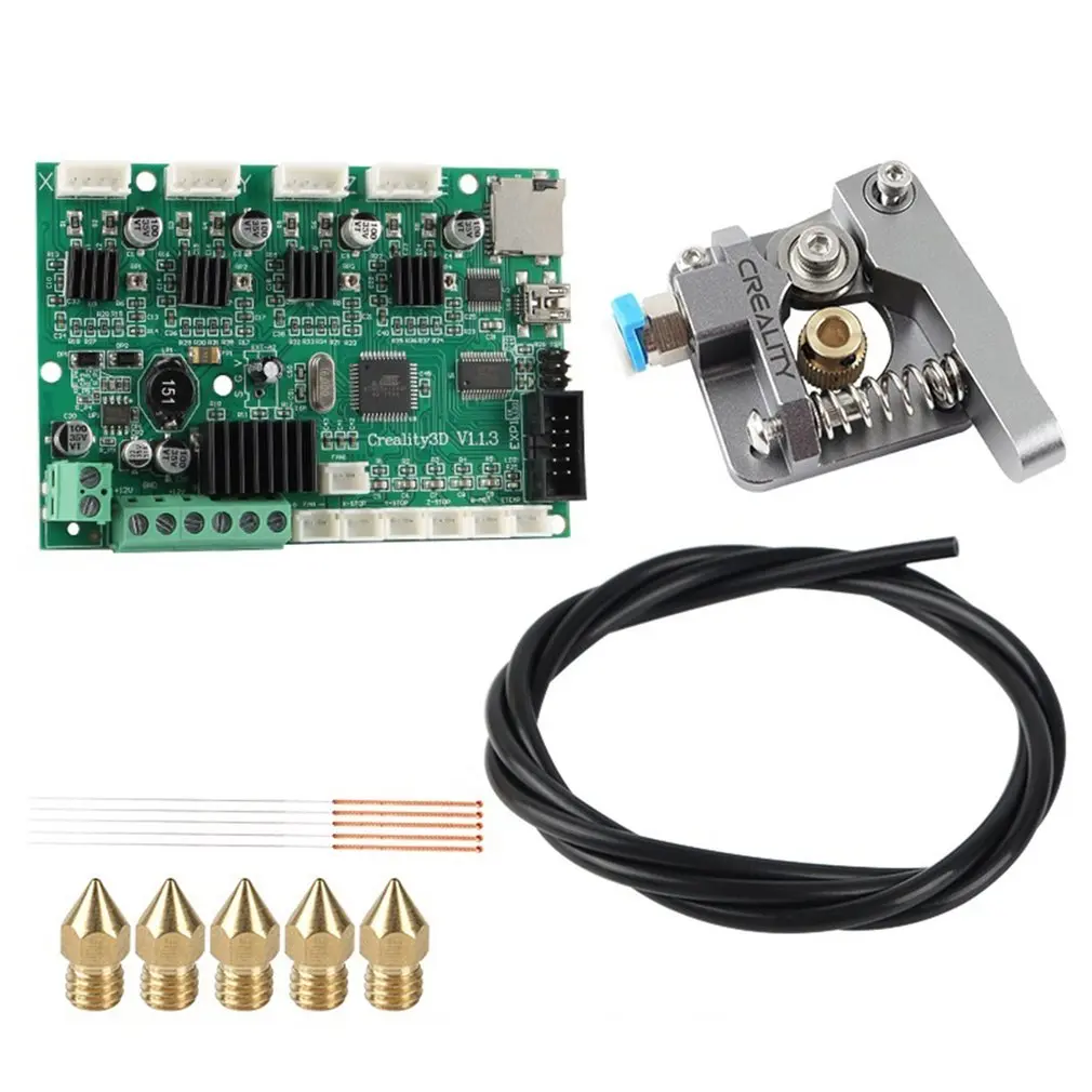 3D Printer Accessories Motherboard + Extruder + PTFE Tube + Nozzle Upgrade DIY Kit for Ender 3 Pro/Ender 5/Cr-10S
3D Printer Accessories Motherboard + Extruder + PTFE Tube + Nozzle Upgrade DIY Kit for Ender 3 Pro/Ender 5/Cr-10S