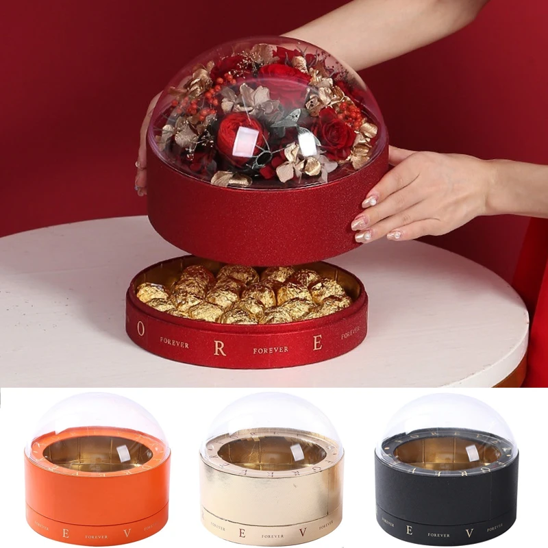 Акриловая прозрачная двухслойная коробка для конфет, цветов, вечная коробка для шоколада, свадьбы, дня рождения, Дня матери, подарки для нее 
Акриловая прозрачная двухслойная коробка для конфет, цветов, вечная коробка для шоколада, свадьбы, дня рождения, Дня матери, подарки для нее