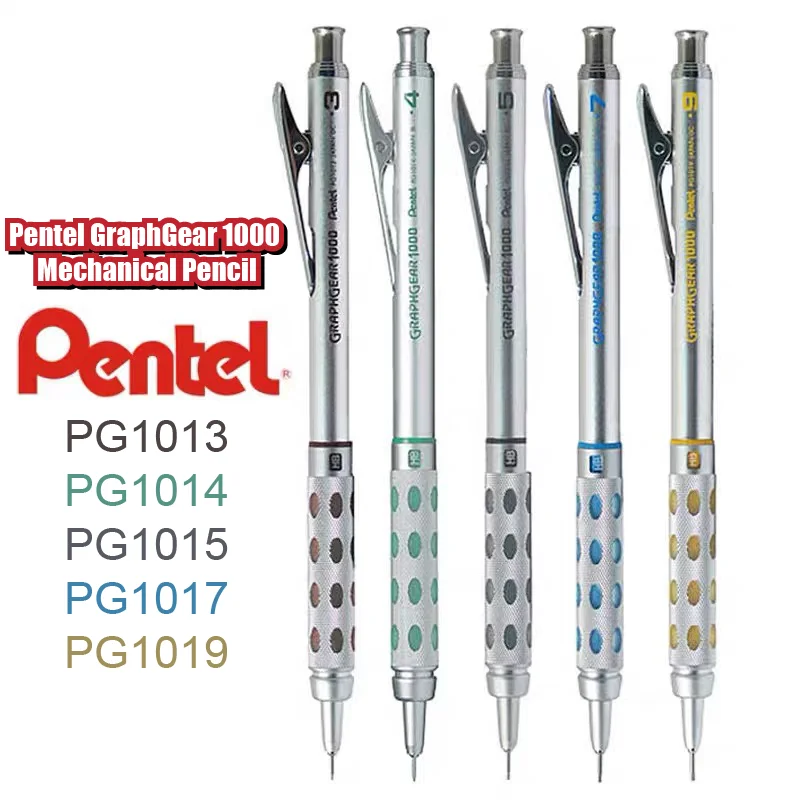

1pcs Japan Pentel Graphgear 1000 Mechanical Drafting Pencil PG 1013/1015/1017/1019 Student Office Design Artist