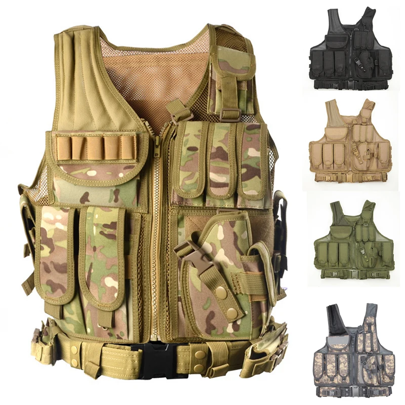 Военный тактический жилет с кобурой для оружия MOLLE для страйкбола боевой тактический жилет черный коричневый зеленый Мультикам
Военный тактический жилет с кобурой для оружия MOLLE для страйкбола боевой тактический жилет черный коричневый зеленый Мультикам