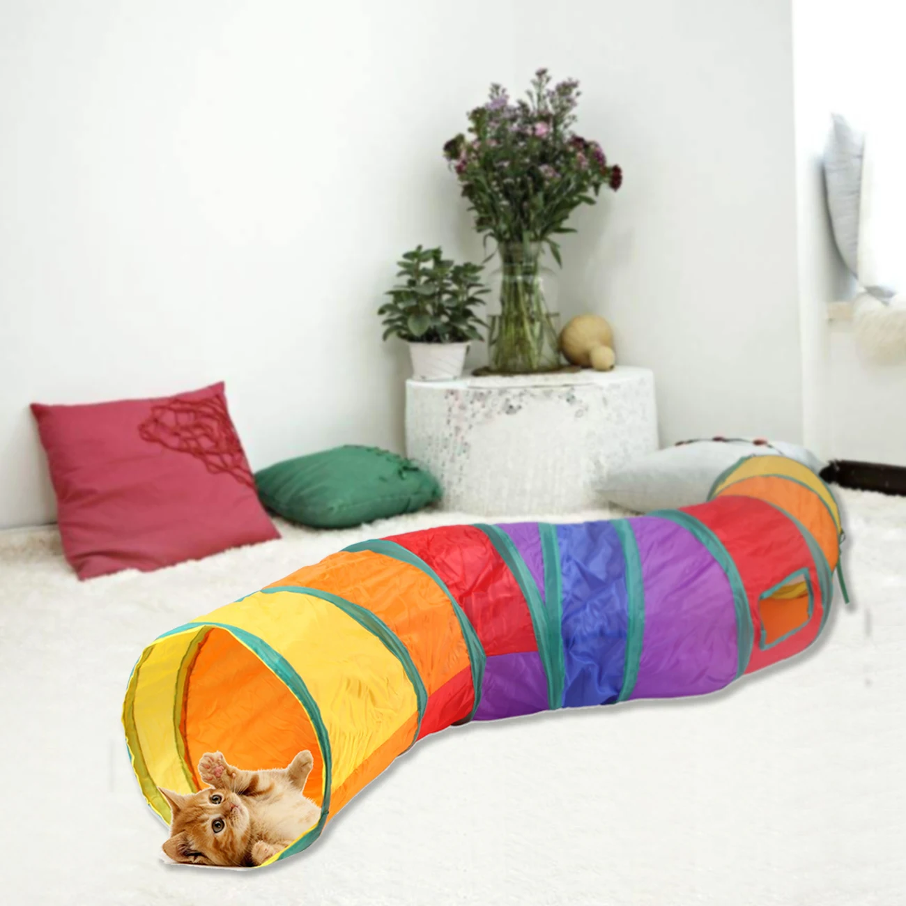 20 Pcs Cat Toy Kitten Toys Assortments Include 2-Way Tunnel Catnip Crinkle Balls Tumbler Fluffy Mice Catnip Fish for Puppy Kitty
20 Pcs Cat Toy Kitten Toys Assortments Include 2-Way Tunnel Catnip Crinkle Balls Tumbler Fluffy Mice Catnip Fish for Puppy Kitty