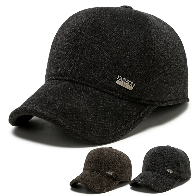 Classic winter keep warm basbsll cap Men's snapback hat with earflap solid colors with logo gorras trucker cap dad hat
Classic winter keep warm basbsll cap Men's snapback hat with earflap solid colors with logo gorras trucker cap dad hat