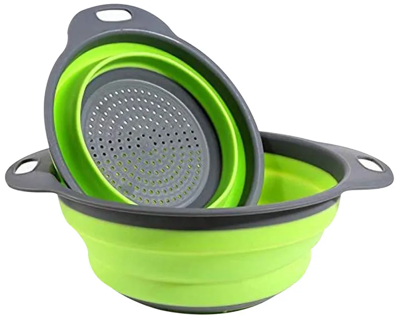 Foldable Colander Drain Folding Baskets Collapsible Silicone Strainer Fruit Vegetable Washing Strainers Bowls Kitchen Tools
Foldable Colander Drain Folding Baskets Collapsible Silicone Strainer Fruit Vegetable Washing Strainers Bowls Kitchen Tools