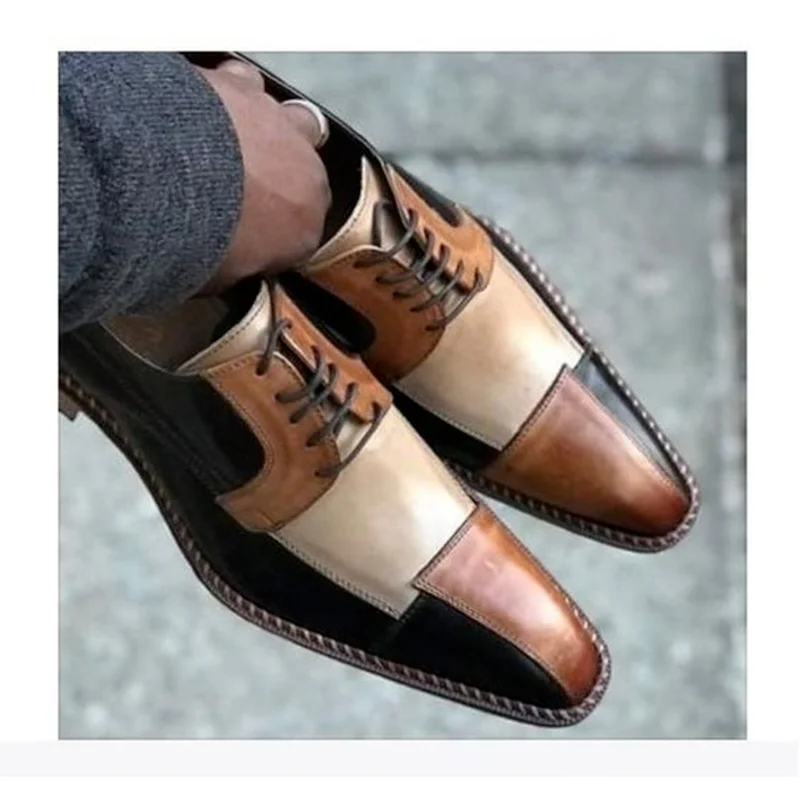 Fashion Pointed Toe Trend Color Matching Business Formal Shallow Mouth Everyday Casual Style Men's Shoes HL061
Fashion Pointed Toe Trend Color Matching Business Formal Shallow Mouth Everyday Casual Style Men's Shoes HL061