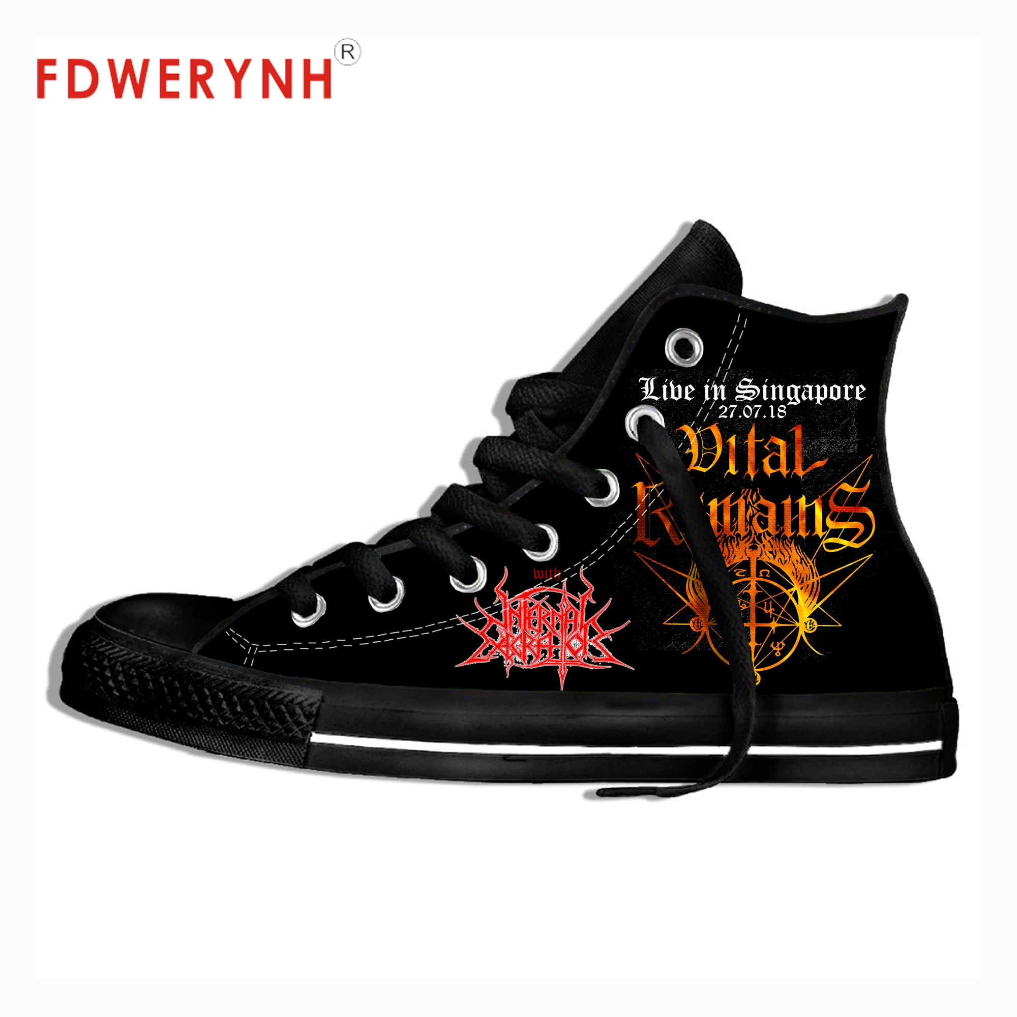 Men Walking Shoes Black Vital Remains Band Metal Music Fashion Cool Street Breathable Brand Classic Canvas Shoes
Men Walking Shoes Black Vital Remains Band Metal Music Fashion Cool Street Breathable Brand Classic Canvas Shoes