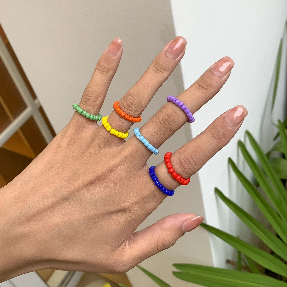 Ingemark 7Pcs/Set Boho Colorful Seed Beaded Female Foot Ring Simple Rings Gothic Accessories for Women Friends Wedding Jewelry
Ingemark 7Pcs/Set Boho Colorful Seed Beaded Female Foot Ring Simple Rings Gothic Accessories for Women Friends Wedding Jewelry