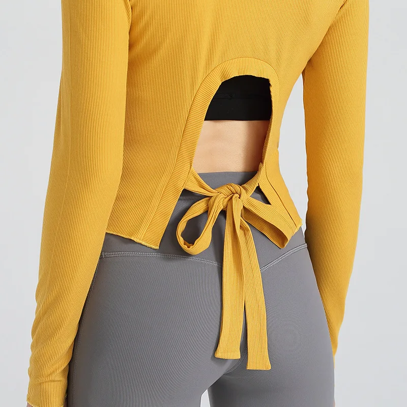 Women's Sportswear Yoga T-Shirt Tracksuit Sports Workout Fitness Running Clothing Gym Seamless Long Sleeve Shirts Crop Top
Women's Sportswear Yoga T-Shirt Tracksuit Sports Workout Fitness Running Clothing Gym Seamless Long Sleeve Shirts Crop Top