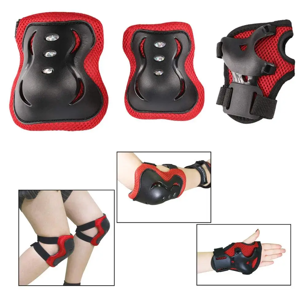 Kids Knee Pad Elbow Pads Guards Protective Gear 6Pcs/Set for Roller Skates Cycling Bike Skatings Scooter Riding Sports
Kids Knee Pad Elbow Pads Guards Protective Gear 6Pcs/Set for Roller Skates Cycling Bike Skatings Scooter Riding Sports