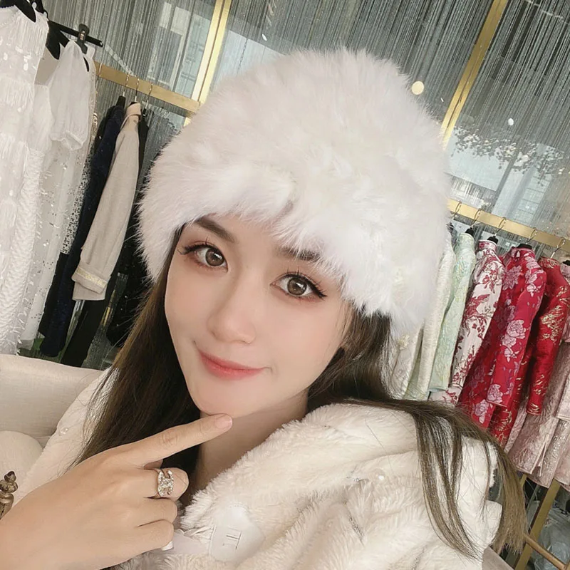 Luxury Hat Real Rex Rabbit Fur Winter Hats Beanies For Women 2021 Fashion Warm Beanie Knitted inside Russia Real Fur Bomber Cap
Luxury Hat Real Rex Rabbit Fur Winter Hats Beanies For Women 2021 Fashion Warm Beanie Knitted inside Russia Real Fur Bomber Cap