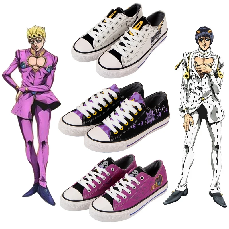 Ботинки для косплея аниме JoJo невероятные приключения Бруно буккшиатти, повседневные холщовые ботинки для девочек и мальчиков, дня Джованны...
Ботинки для косплея аниме JoJo невероятные приключения Бруно буккшиатти, повседневные холщовые ботинки для девочек и мальчиков, дня Джованны...