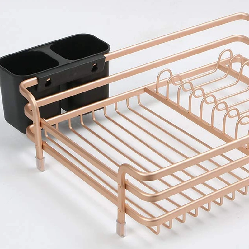 Drainage Dish Rack, Kitchen Tableware Storage Rack, Household Dish Rack, Rack Shelf Storage Dish Rack, Random Distribution 1 Kni