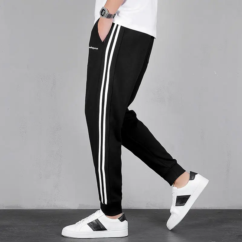 Autumn Men Track Pants Boys' Black Casual Korean Loose Straight Trendy Fall Versatile And Long Sweatpants Tracksuit Joggers
Autumn Men Track Pants Boys' Black Casual Korean Loose Straight Trendy Fall Versatile And Long Sweatpants Tracksuit Joggers