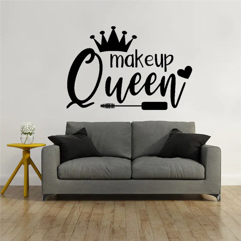 Beauty Salon Vinyl Wall Decal Make Up Queen Crown Window Sticker Makeover Beauty Salon Stickers For Girl Bedroom Decor DW12028
Beauty Salon Vinyl Wall Decal Make Up Queen Crown Window Sticker Makeover Beauty Salon Stickers For Girl Bedroom Decor DW12028