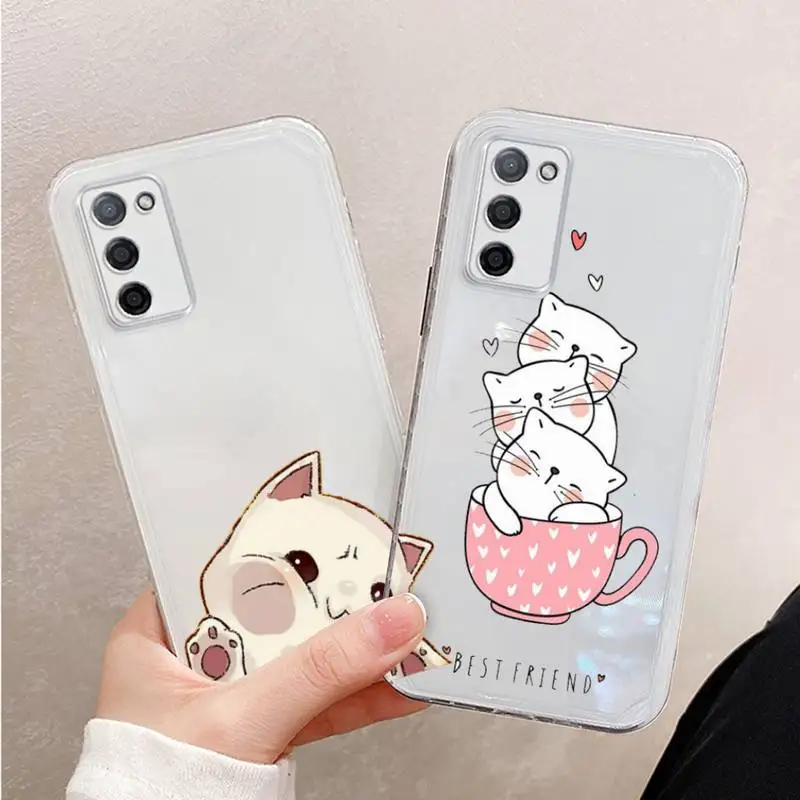 Cute cartoon Cat Phone Case For Xiaomi Mi 11 Ultra Lite 10 Redmi Note 9 8 7 9a K30S K40 Pro Transparent Coque
Cute cartoon Cat Phone Case For Xiaomi Mi 11 Ultra Lite 10 Redmi Note 9 8 7 9a K30S K40 Pro Transparent Coque