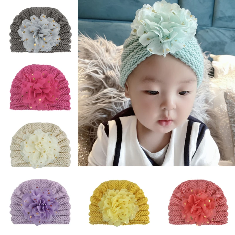 Newborn Infant Baby Cute Flower Knit Hat Autumn Winter Warm Children's Knit Cap Solid Color Headwear Unisex Dropshipping
Newborn Infant Baby Cute Flower Knit Hat Autumn Winter Warm Children's Knit Cap Solid Color Headwear Unisex Dropshipping