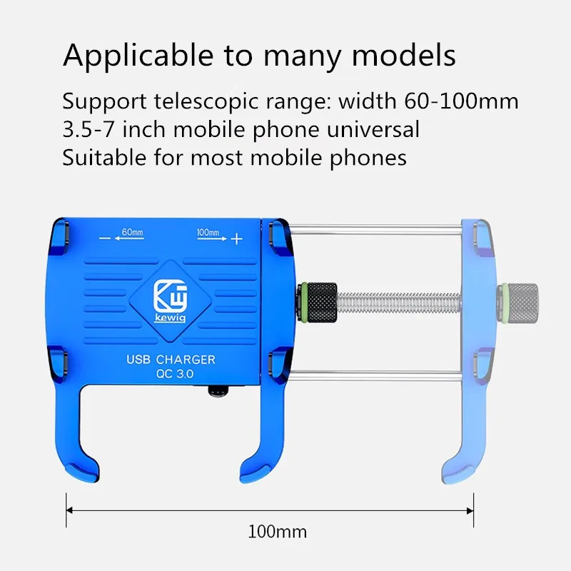 Motorcycle Bike Mobile Phone Holder Electric Bicycle Phone Stand QC3.0 Fast Charging Bracket Tripod Support 3.5-7inch Smartphone
Motorcycle Bike Mobile Phone Holder Electric Bicycle Phone Stand QC3.0 Fast Charging Bracket Tripod Support 3.5-7inch Smartphone