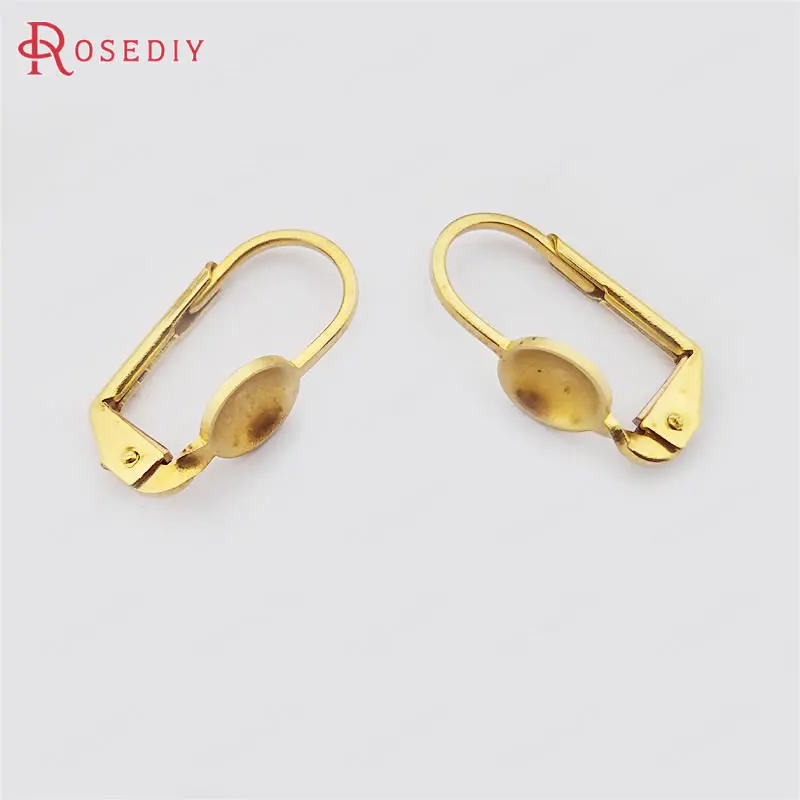 (30379-G)40PCS Height 16.5MM Arcuated Disk 6MM Not plated color Brass France Style Earring Hook Jewelry Making Diy Accessories
(30379-G)40PCS Height 16.5MM Arcuated Disk 6MM Not plated color Brass France Style Earring Hook Jewelry Making Diy Accessories