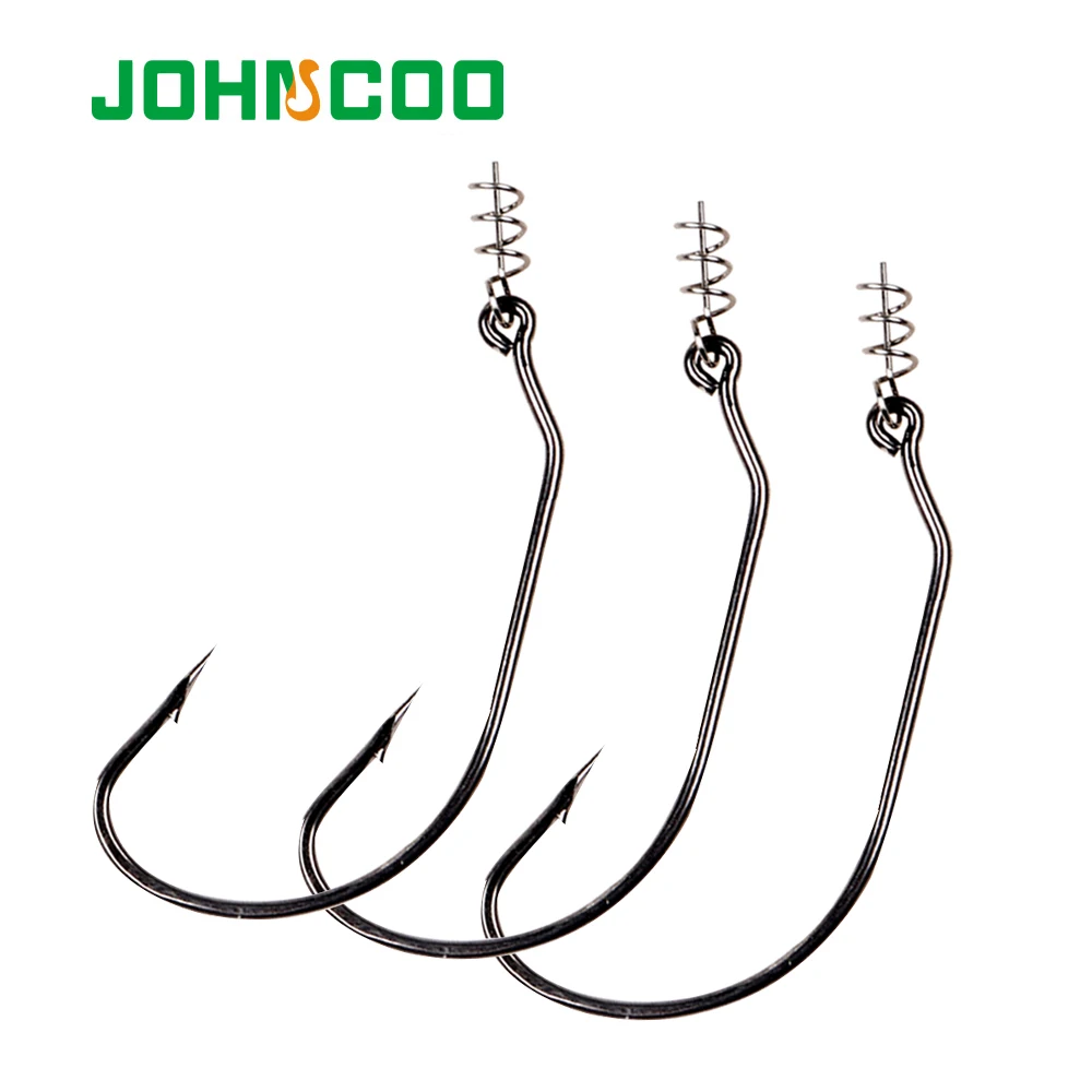 JOHNCOO 20pcs Twist Lock Fishing Hooks Worm Hooks Kit with Centering Pin for Soft Lure Baits 5 Sizes
JOHNCOO 20pcs Twist Lock Fishing Hooks Worm Hooks Kit with Centering Pin for Soft Lure Baits 5 Sizes