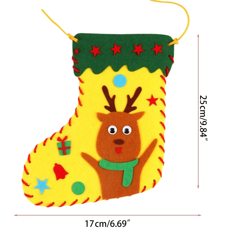 New Christmas children's handmade socks Christmas decorations children's educational gifts decorations DIY supplies
New Christmas children's handmade socks Christmas decorations children's educational gifts decorations DIY supplies