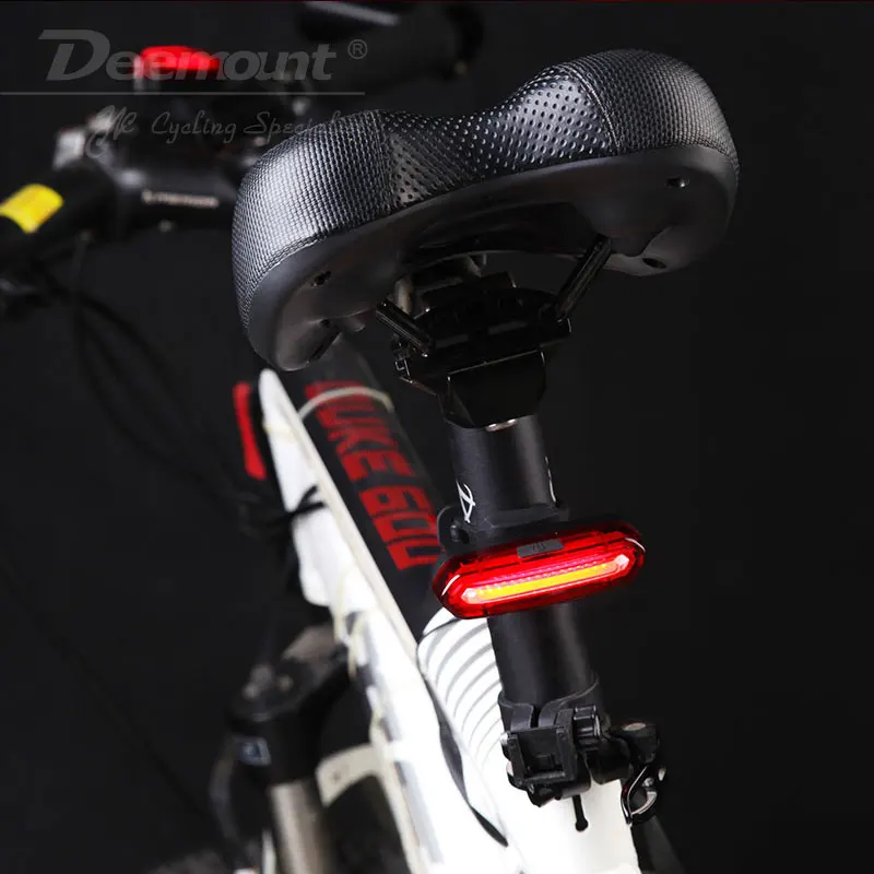 Deemount 100 lm Перезаряжаемые вел USB горный велосипед задний фонарь MTB Детская