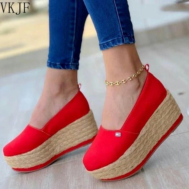 2021 Women Flat Shoes Summer Vulcanized Shoes Solid Thick Bottom Women's Sandals Fashion Casual Women's Shoes
2021 Women Flat Shoes Summer Vulcanized Shoes Solid Thick Bottom Women's Sandals Fashion Casual Women's Shoes
