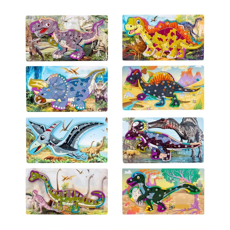 Kids Interactive Dinosaur Wooden Puzzle Educational Play Funny Table Toy Best Gift for Indoor/Outdoor Supplies Xmas Gift
Kids Interactive Dinosaur Wooden Puzzle Educational Play Funny Table Toy Best Gift for Indoor/Outdoor Supplies Xmas Gift