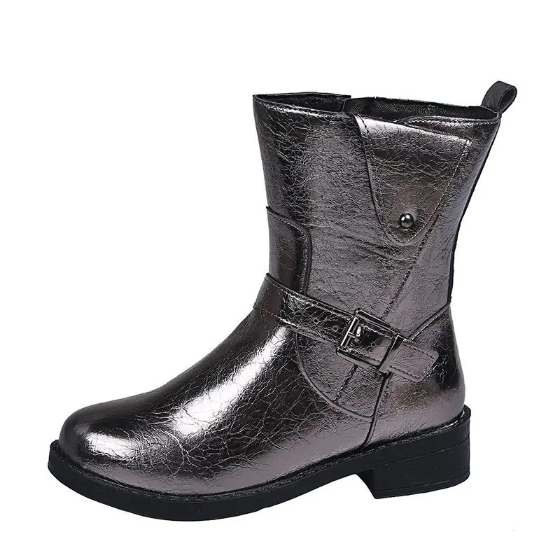 2021 Winter Square Heel Women's Side Zipper Boots Mid Heel Artificial Solid Color Fashion Boots Women's Winter High Boots
2021 Winter Square Heel Women's Side Zipper Boots Mid Heel Artificial Solid Color Fashion Boots Women's Winter High Boots
