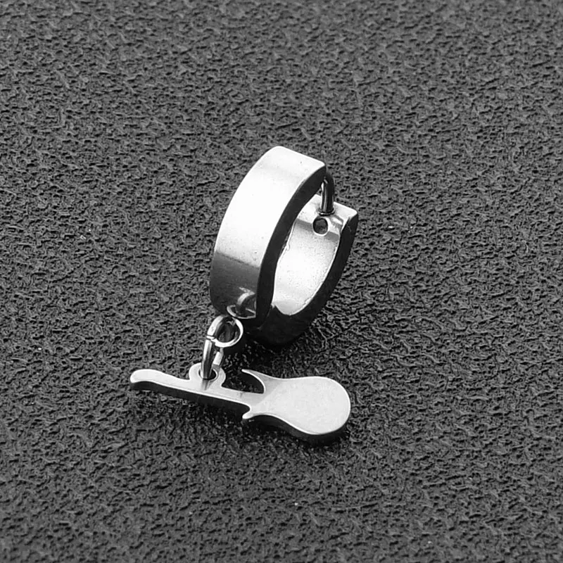 xiaoboACC One Piece Clip Earrings for Men hiphop Simple Stainless Steel guitar Hanging Earrings Wholesale
xiaoboACC One Piece Clip Earrings for Men hiphop Simple Stainless Steel guitar Hanging Earrings Wholesale