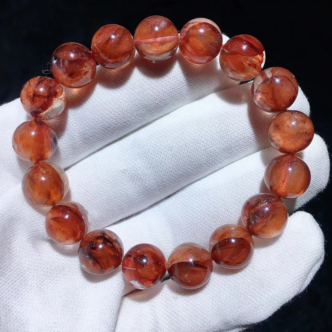 11.6mm Genuine Natural Red Limonite Phantom Bracelet Gemstone Rare Stretch Clear Round Beads For Women Men Jewelry AAAAA
11.6mm Genuine Natural Red Limonite Phantom Bracelet Gemstone Rare Stretch Clear Round Beads For Women Men Jewelry AAAAA