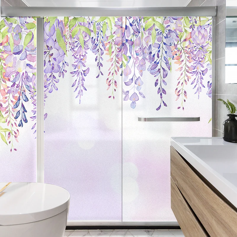 Wisteria sunscreen window glass sticker balcony frosted glass film bathroom toilet window sticker light and opaque
Wisteria sunscreen window glass sticker balcony frosted glass film bathroom toilet window sticker light and opaque