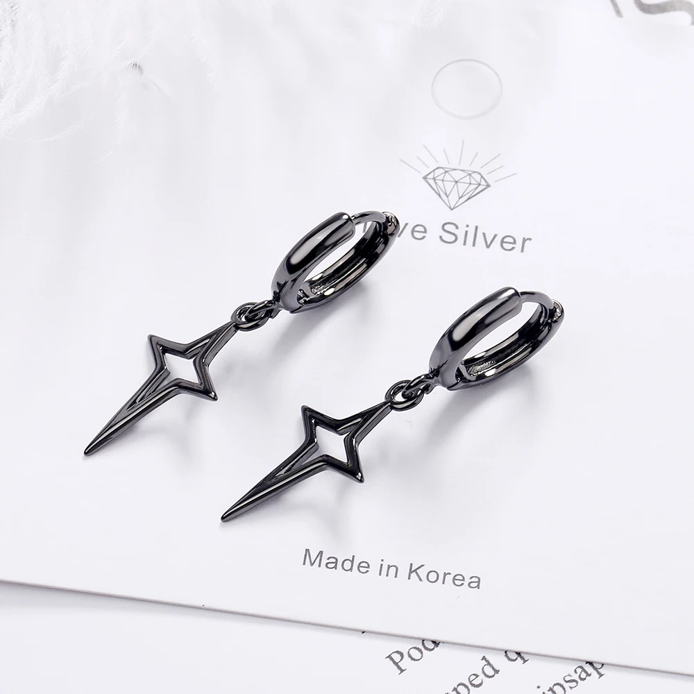 925 Sterling Silver New Woman Fashion Jewelry High Quality Black Thai Silver Star Simple Retro Long Tassel Earrings
925 Sterling Silver New Woman Fashion Jewelry High Quality Black Thai Silver Star Simple Retro Long Tassel Earrings