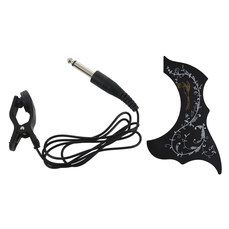 2 Pcs Guitar Accessories: 1 Pcs Pickup Folder Guitar Acoustic Clip & 1 Pcs Acoustic Guitar Pickguard
2 Pcs Guitar Accessories: 1 Pcs Pickup Folder Guitar Acoustic Clip & 1 Pcs Acoustic Guitar Pickguard