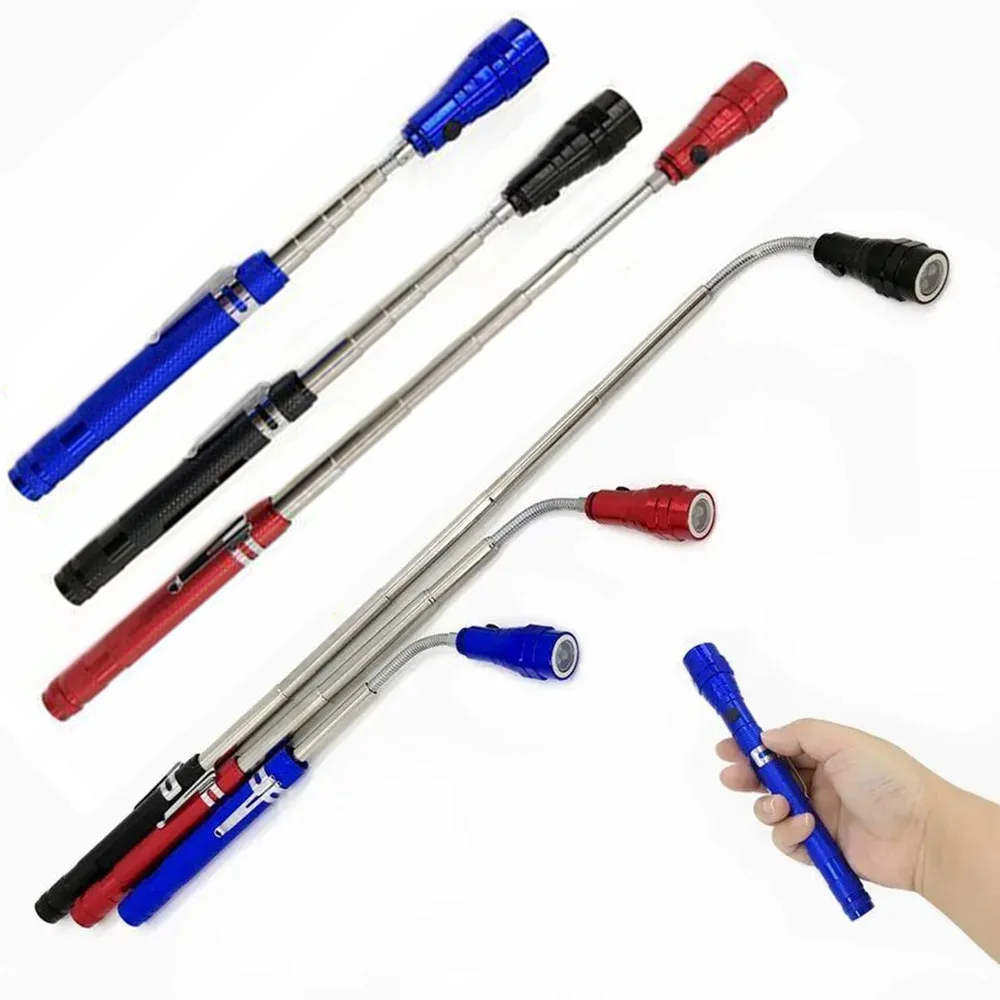 3LED Flashlight Pen Type Flashlight Pen Light Telescopic Flashlight With Magnetic Car Inspection Light Picker At Both Ends
3LED Flashlight Pen Type Flashlight Pen Light Telescopic Flashlight With Magnetic Car Inspection Light Picker At Both Ends