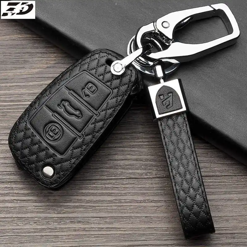 

Genuine Leather car key fob cover case for Audi A1 A2 A3 A4 A5 A6 A7 TT Q3 Q5 Q7 R8 S6 S7 S8 SQ5 RS5 flip folding key holder