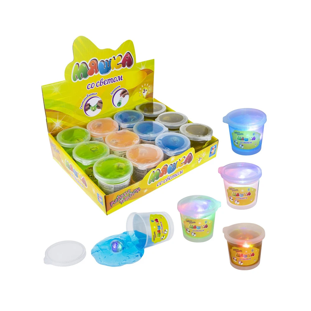 Игрушка антистресс Мяшка 1TOY "Мелкие пакости" со светом 1 ШТУКА В АССОРТИМЕНТЕ