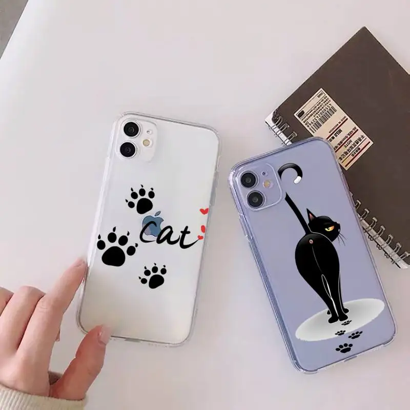 Cute cat scratching Phone Case Clear Transparent for iPhone 11 12 13 mini pro XS MAX 8 7 6 6S Plus X 5S SE XR 2020
Cute cat scratching Phone Case Clear Transparent for iPhone 11 12 13 mini pro XS MAX 8 7 6 6S Plus X 5S SE XR 2020