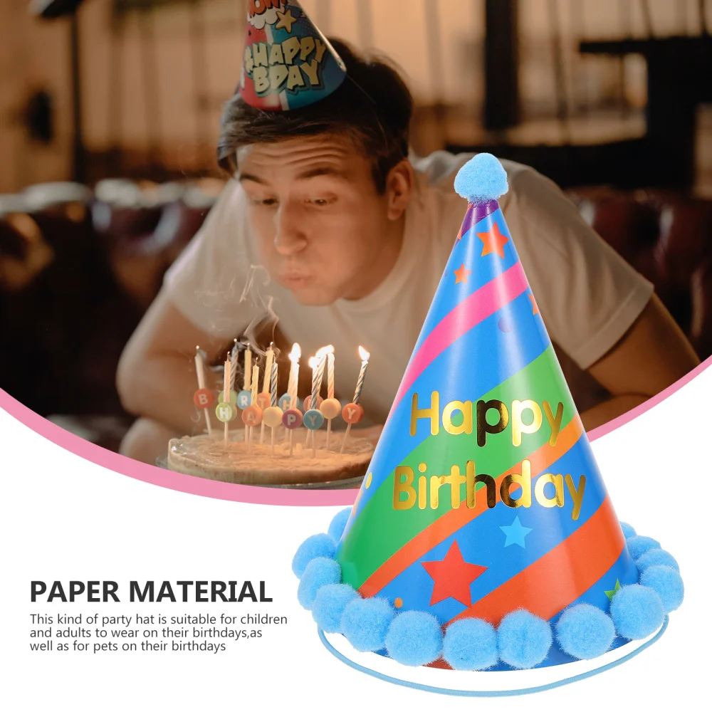 5Pcs Birthday Party Hats Kid Birthday Caps Party Supplies Hats with Elastic Band
5Pcs Birthday Party Hats Kid Birthday Caps Party Supplies Hats with Elastic Band