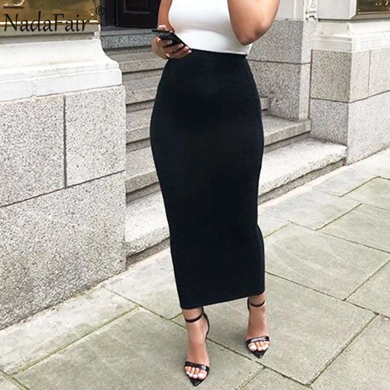 FAKUNTN Nadafair High Waist Maxi Pencil Woman Skirts Sexy Bodycon Slim Skinny Brown Black Street Party Nitgt Club Long Skirt
FAKUNTN Nadafair High Waist Maxi Pencil Woman Skirts Sexy Bodycon Slim Skinny Brown Black Street Party Nitgt Club Long Skirt