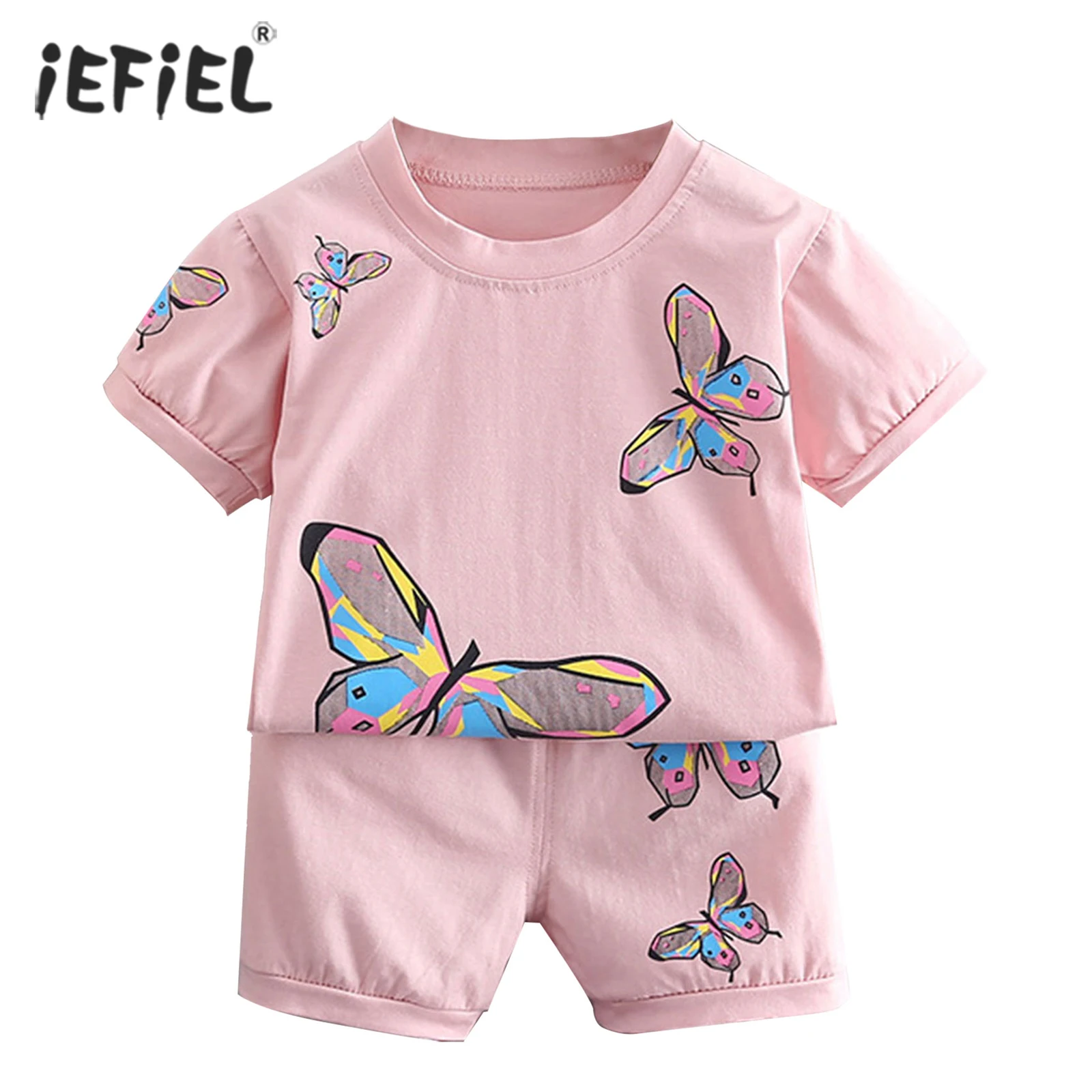 2021 Summer New Cotton Baby Clothes Set Boys Girl Cute Butterfly Print T-Shirt Tops + Shorts 2pcs Kids Children Clothing Suit
2021 Summer New Cotton Baby Clothes Set Boys Girl Cute Butterfly Print T-Shirt Tops + Shorts 2pcs Kids Children Clothing Suit
